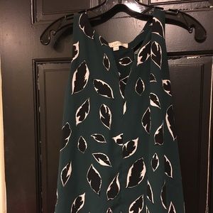 Green Sleeveless Top